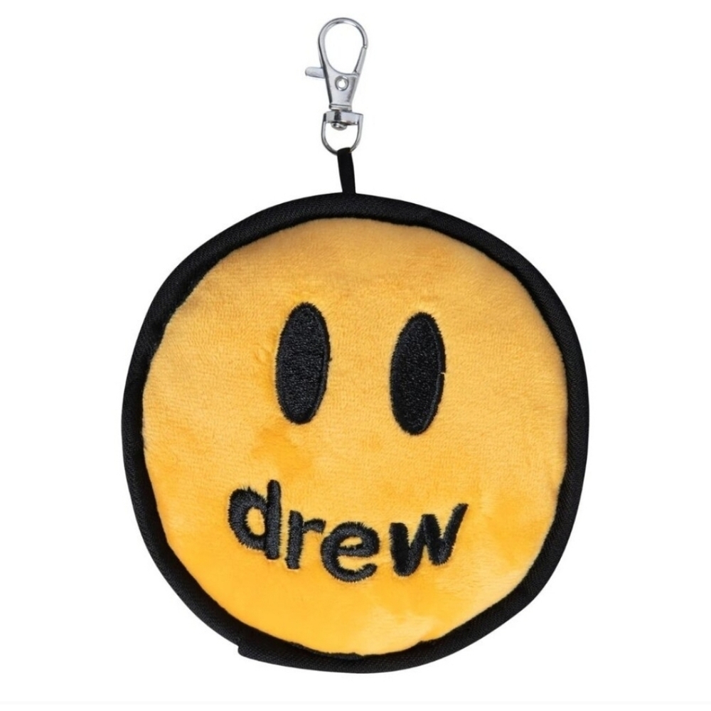 Justin Bieber drew house SMILEY Plush Coin Purse Charm